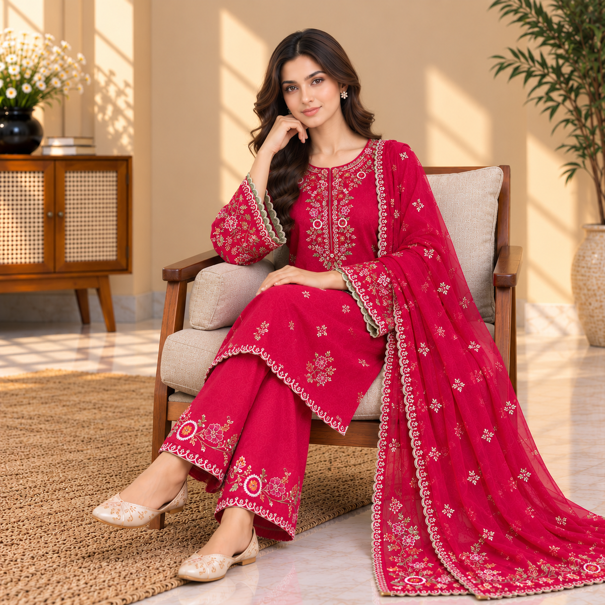 LOVE 3 PC EMBROIDERY