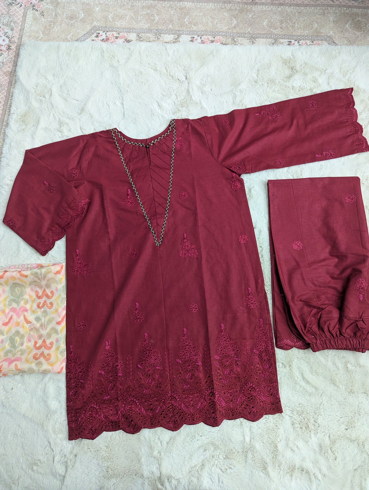 MEHROZ 3 PC EMBROIDERY