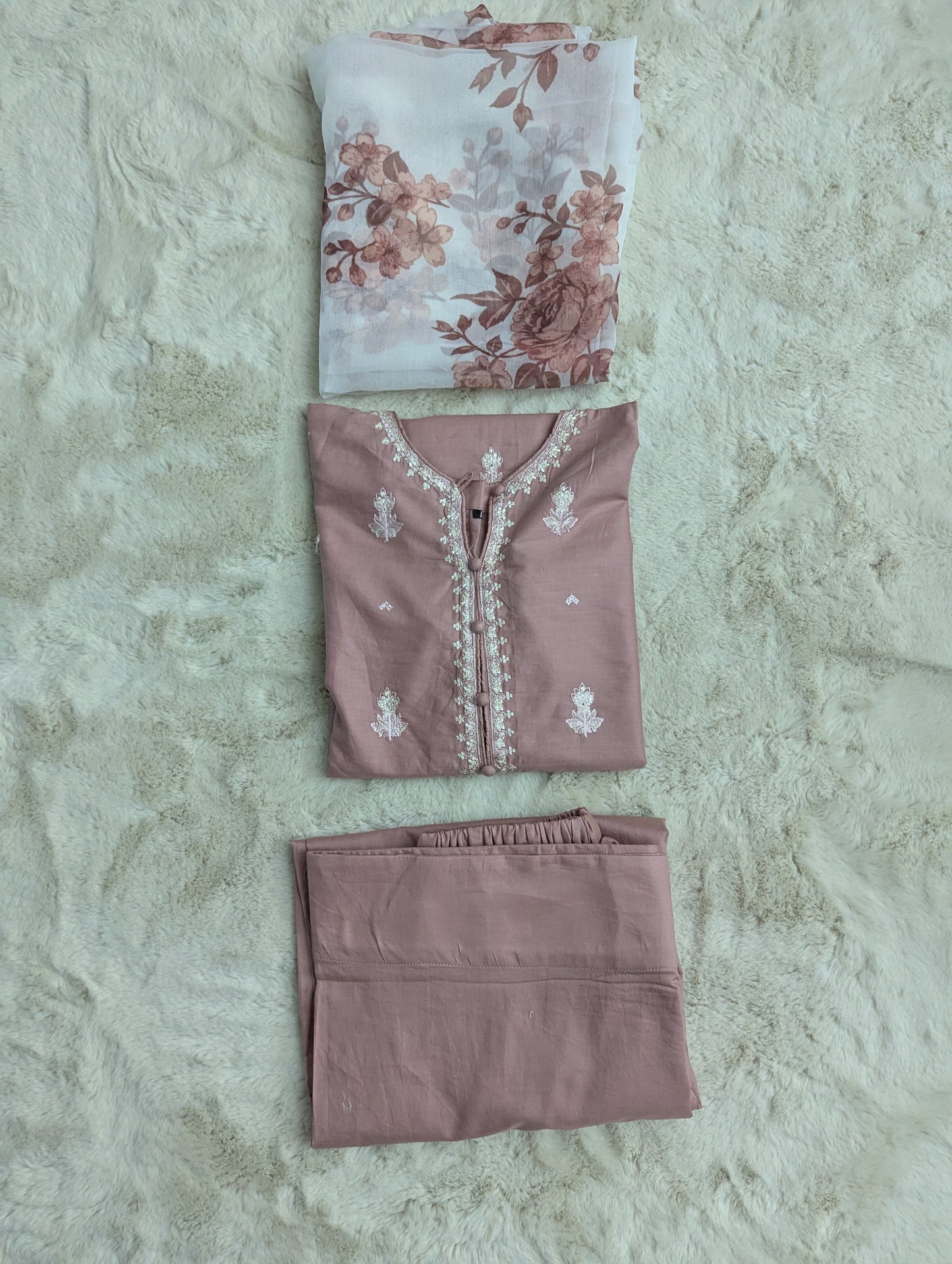 Anaya DRESS 3 PC EMBROIDERY
