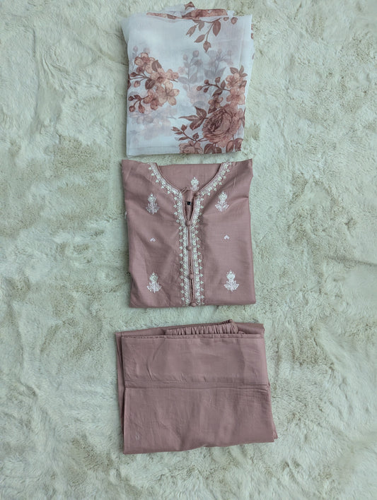 Anaya DRESS 3 PC EMBROIDERY