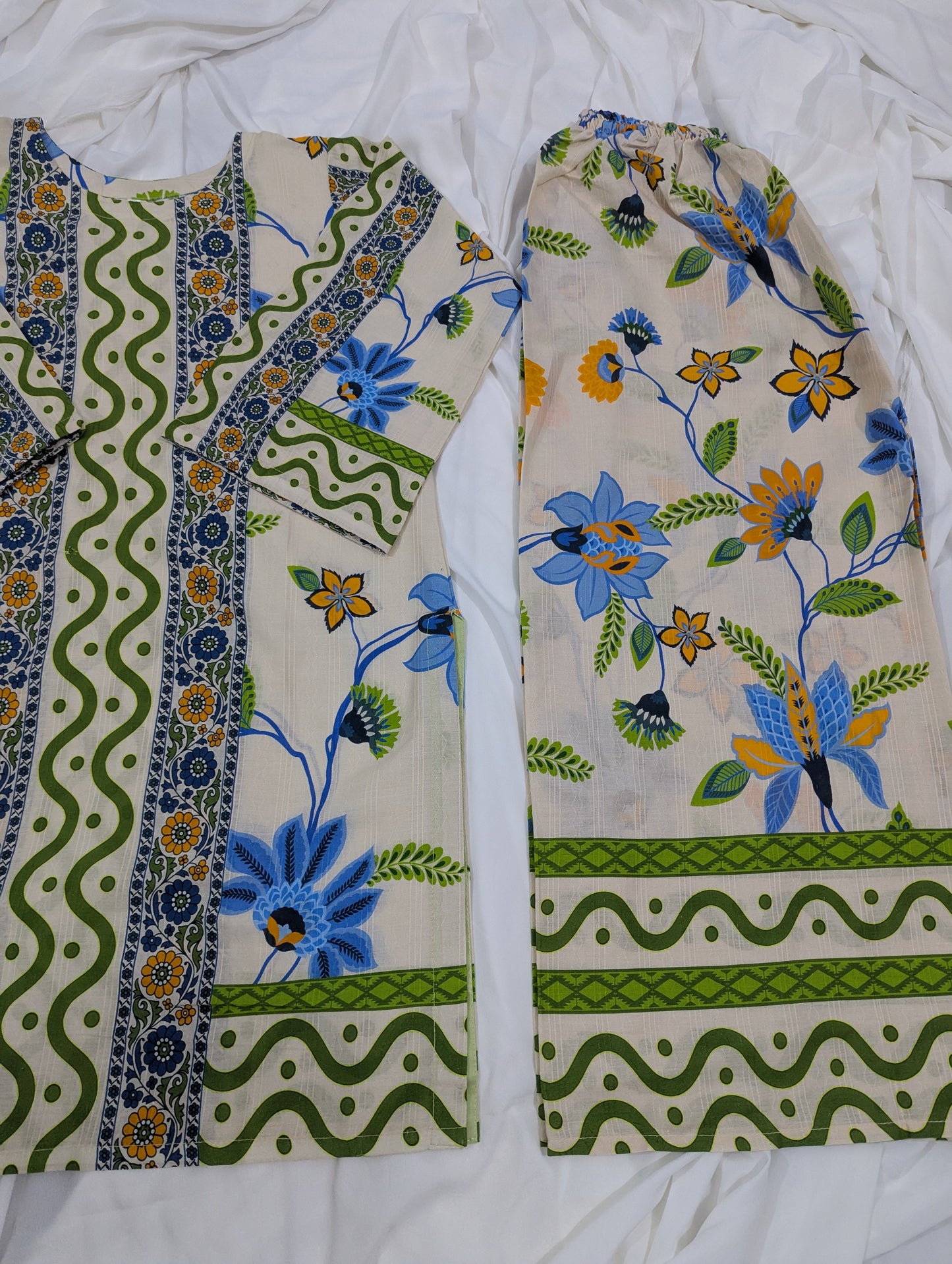 MULTI COLOR 2 PC DRESS