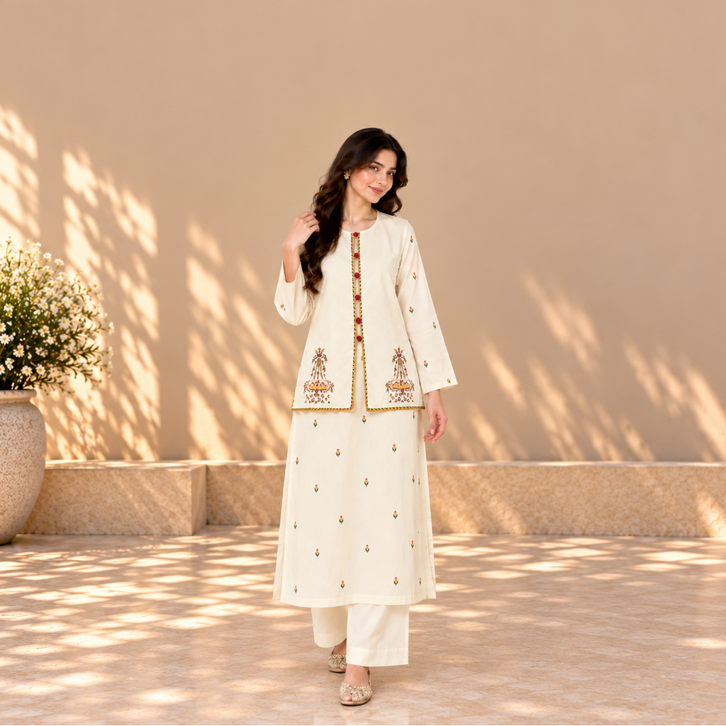 Georgette Embroidered