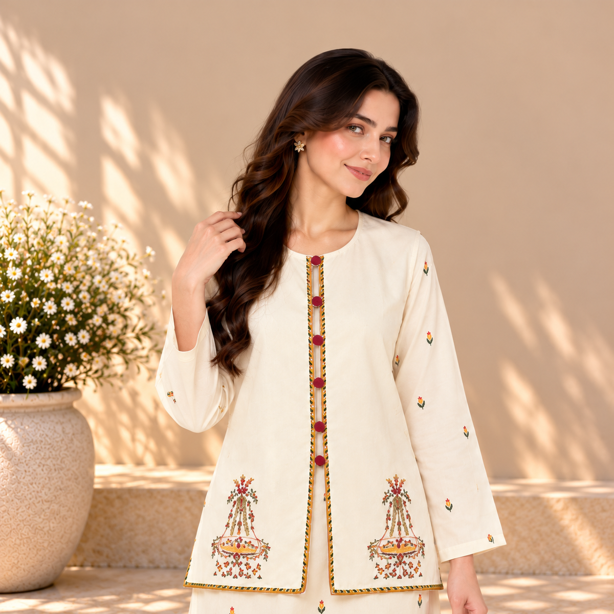 Georgette Embroidered